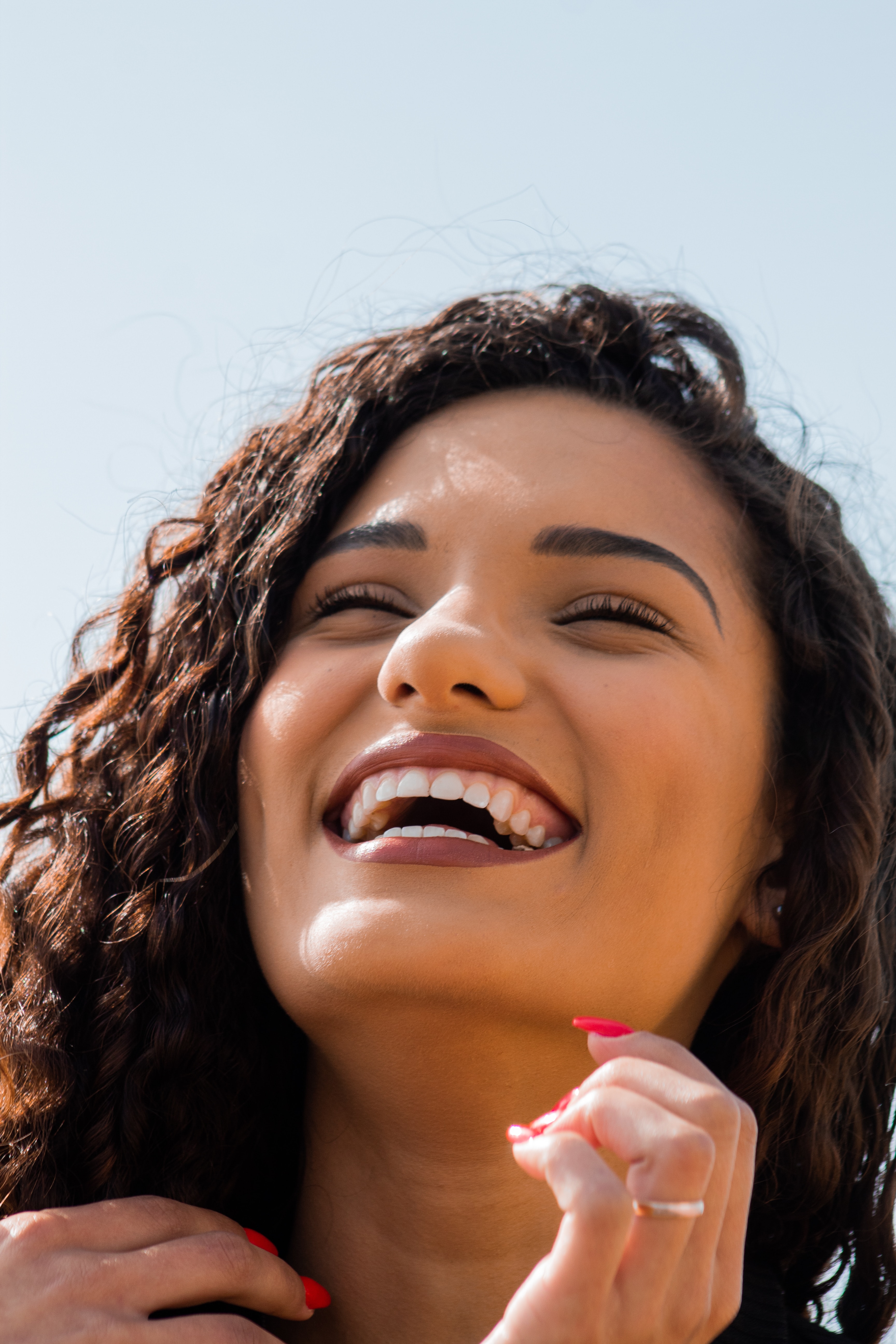 Woman Smiling